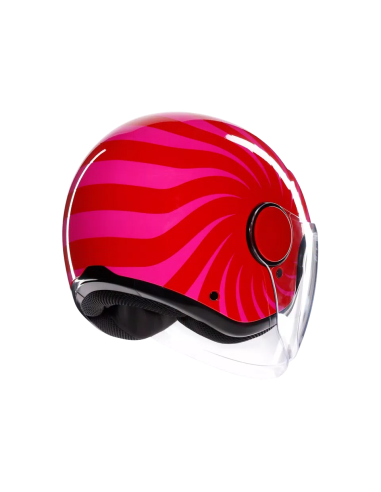 Casco AGV Eteres Tropea Rojo/Rosa