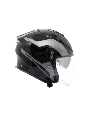 Casco AGV K5 Jet EVO Tune Gris/Negro