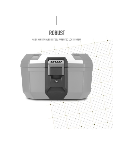 Maleta Top Case SHAD TR46 Terra Aluminio