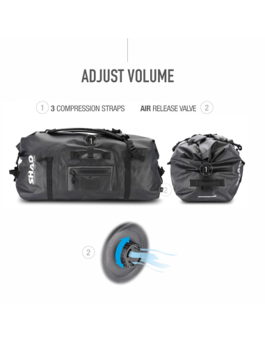 Bolsa Trasera SHAD SW80 Impermeable