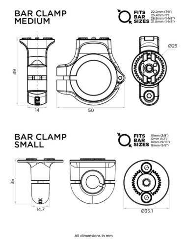 Soporte de Manillar V2 QUAD LOCK 360...
