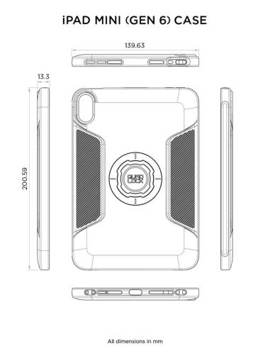 Funda para Tablet QUAD LOCK - IPAD...