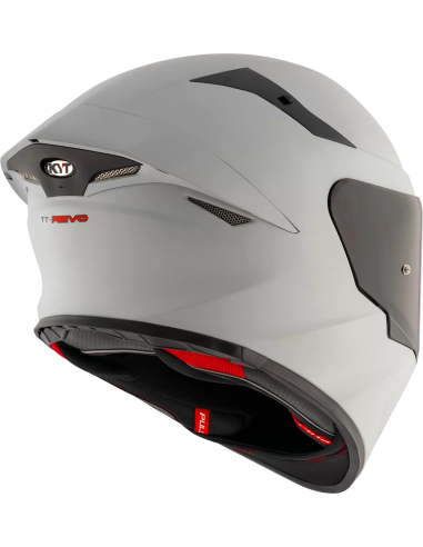 Casco KYT TT-REVO Plain Gris Mate