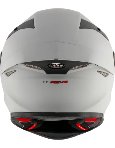 Casco KYT TT-REVO Plain Gris Mate