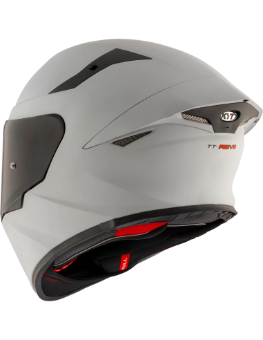 Casco KYT TT-REVO Plain Gris Mate