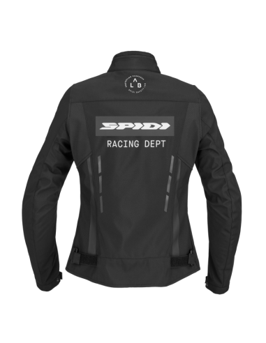 Chaqueta SPIDI Motojoy Lady Negro/Blanco