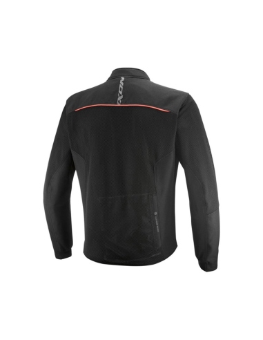 Chaqueta IXON Ostro Negro/Rojo Fluo