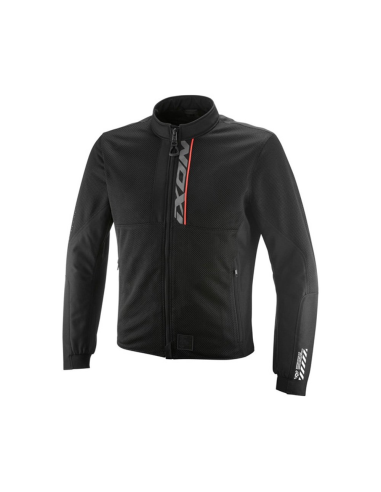 Chaqueta IXON Ostro Negro/Rojo Fluo