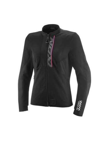 Chaqueta IXON Ostro Lady Negro/Rosa Fluo