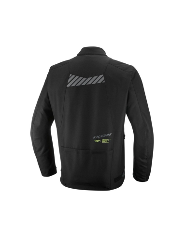 Chaqueta IXON Tyr Negro/Amarillo Fluo