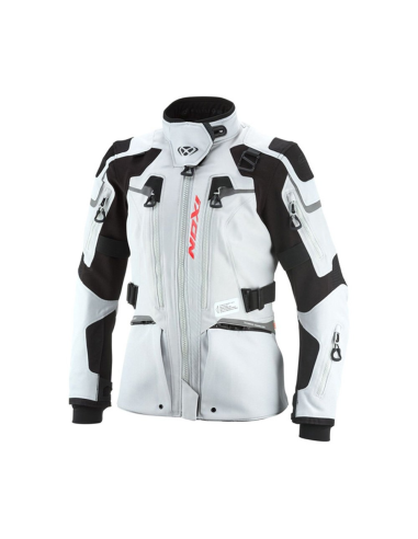 Chaqueta IXON Odin Lady Gris Claro/Negro