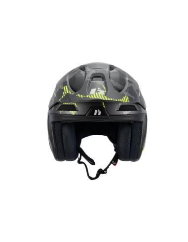 Casco HEBO HTR F02 Zone Pro Camo Gris
