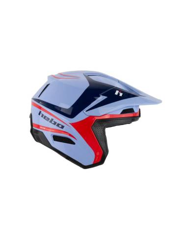 Casco HEBO HTR F02 Zone Pro Azul/Rojo
