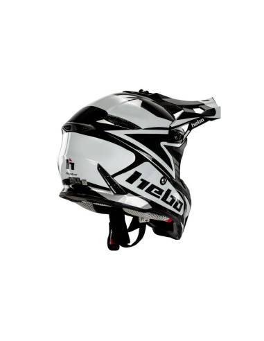 Casco HEBO MX 323 Raptor Junior Blanco