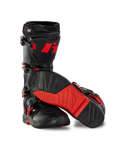 Botas HEBO MX X1 Negro/Rojo