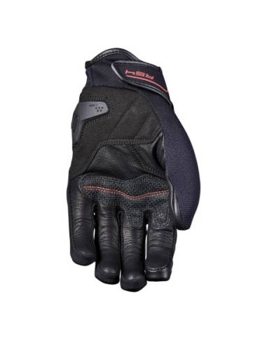 Guantes FIVE RS4 Evo Negro/Rojo Fluor