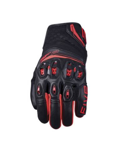 Guantes FIVE SF2 Evo Negro/Rojo Fluo