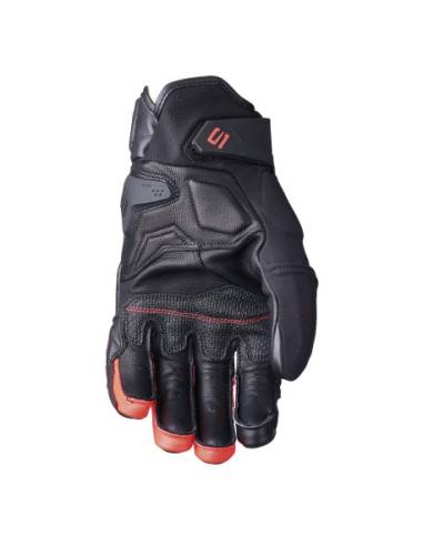 Guantes FIVE SF2 Evo Negro/Rojo Fluo