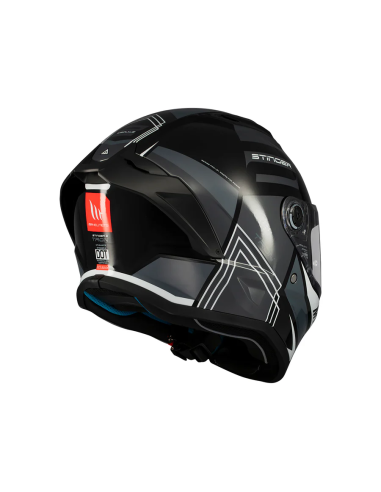Casco MT Stinger 2 tron B12 Brillo