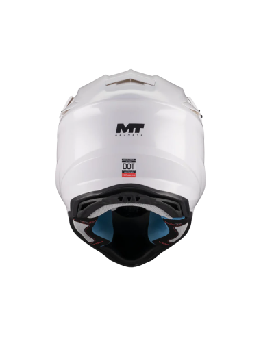 Casco MT Falcon S Pure A0 Perla Brillo