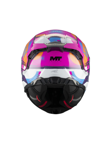 Casco MT Thunder 4 R SV Pipen C8 Brillo
