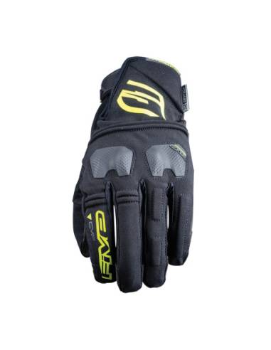 Guantes FIVE E-WP Negro/Amarillo Fluor