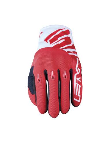 Guantes FIVE E3 Evo Blanco/Rojo