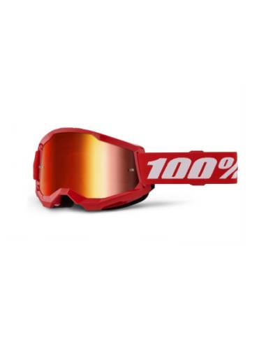 Gafas 100% Strata 2 M2 Rojo/Rojo Espejo