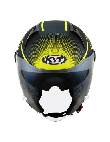 Casco KYT D-CITY Colorful Amarillo Fluo