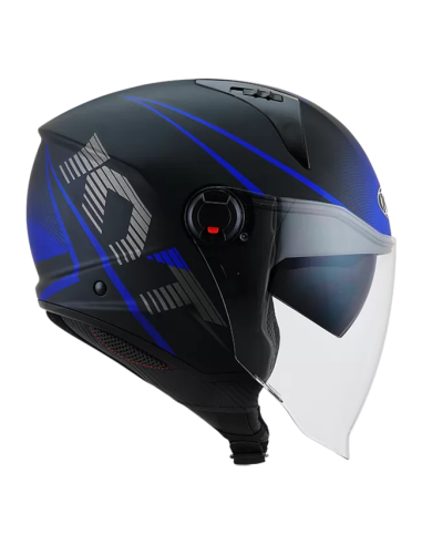 Casco KYT D-CITY Colorful Azul Mate