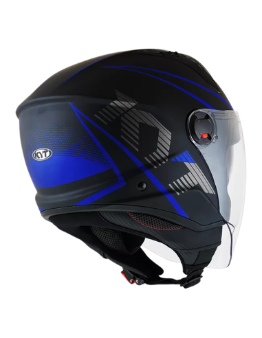 Casco KYT D-CITY Colorful Azul Mate