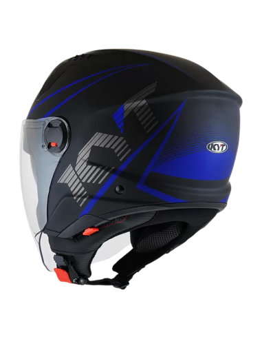 Casco KYT D-CITY Colorful Azul Mate
