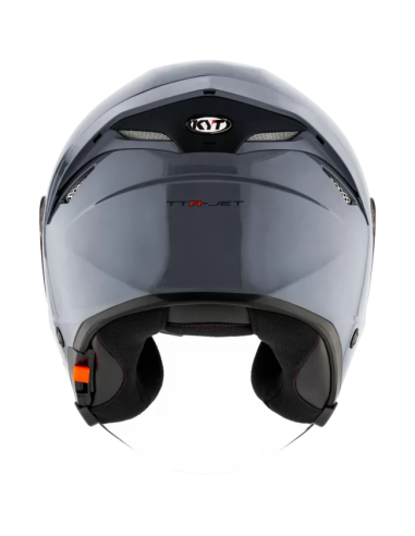 Casco KYT TTR-Jet Plain GRL Gris