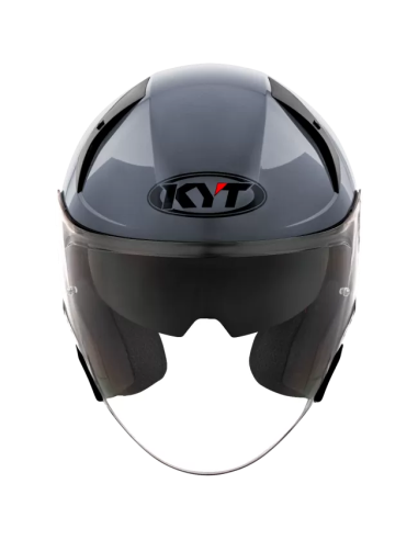 Casco KYT TTR-Jet Plain GRL Gris