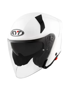 Casco KYT TTR-Jet Plain Blanco