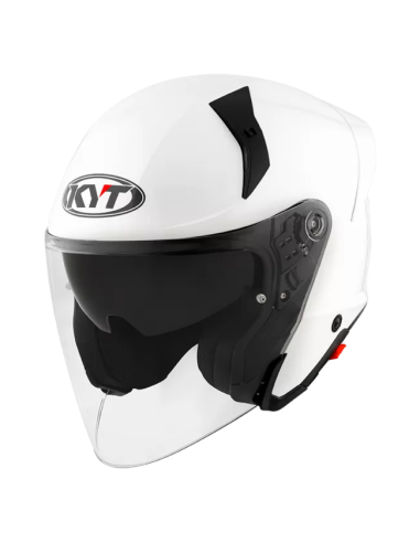 Casco KYT TTR-Jet Plain Blanco