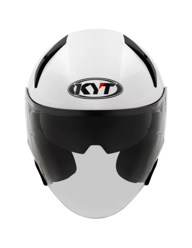 Casco KYT TTR-Jet Plain Blanco