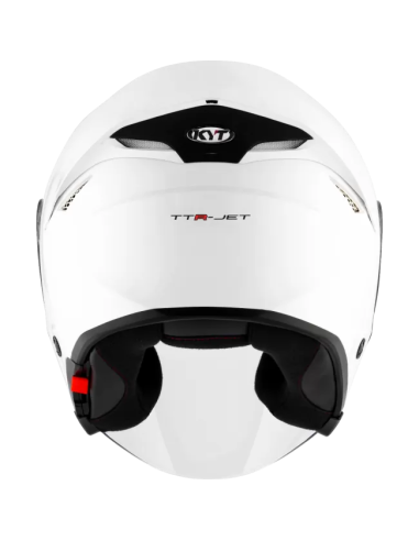 Casco KYT TTR-Jet Plain Blanco