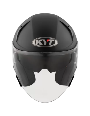 Casco KYT TTR-Jet Plain Negro Mate