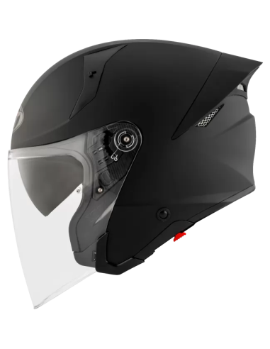 Casco KYT TTR-Jet Plain Negro Mate