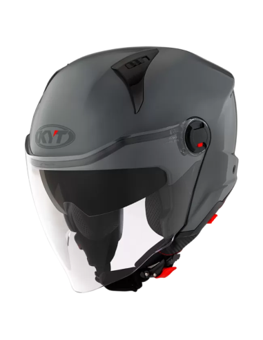 Casco KYT D-City Plain GRL Gris