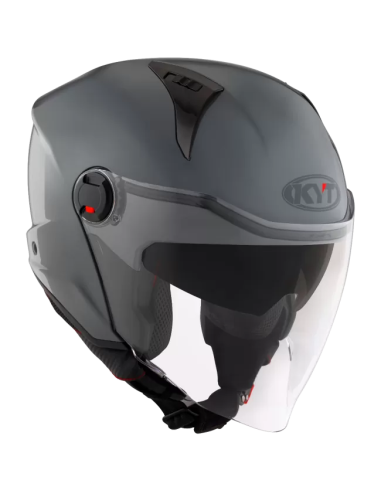 Casco KYT D-City Plain GRL Gris