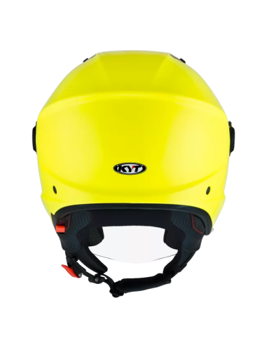 Casco KYT D-City Plain Amarillo Fluo