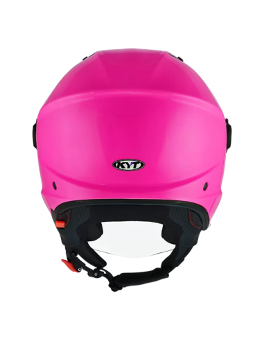 Casco KYT D-City Plain Fuxia Fluo