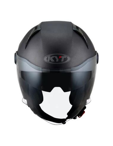 Casco KYT D-City Plain Negro Metalico...