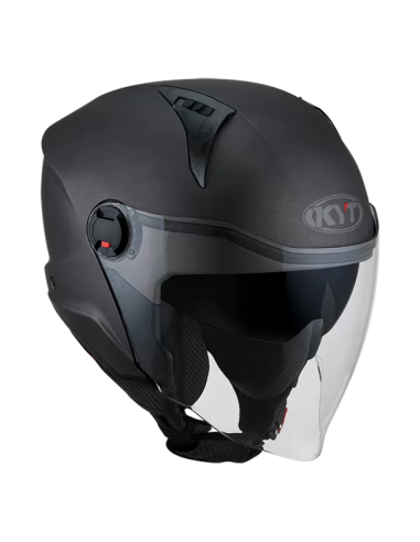 Casco KYT D-City Plain Negro Metalico...