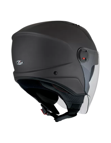 Casco KYT D-City Plain Negro Metalico...