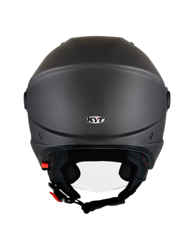 Casco KYT D-City Plain Negro Metalico...