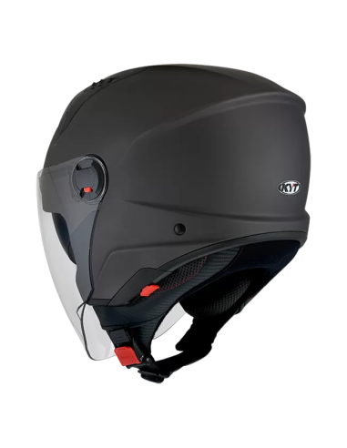 Casco KYT D-City Plain Negro Metalico...