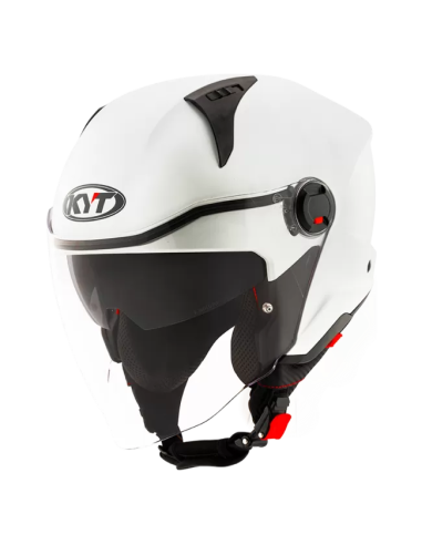 Casco KYT D-City Plain Blanco Cristal